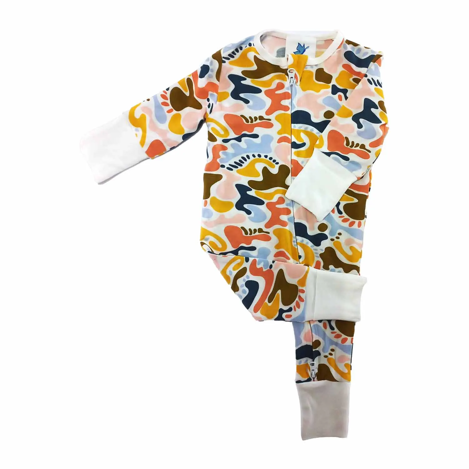 Bamboo Spandex Baby Sleeper With Zipper Hand And Leg Coverable Buy