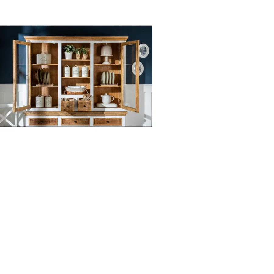 Whitewave Model Whitewave Wood Crockery Cabinet - Versatile Modern Design
