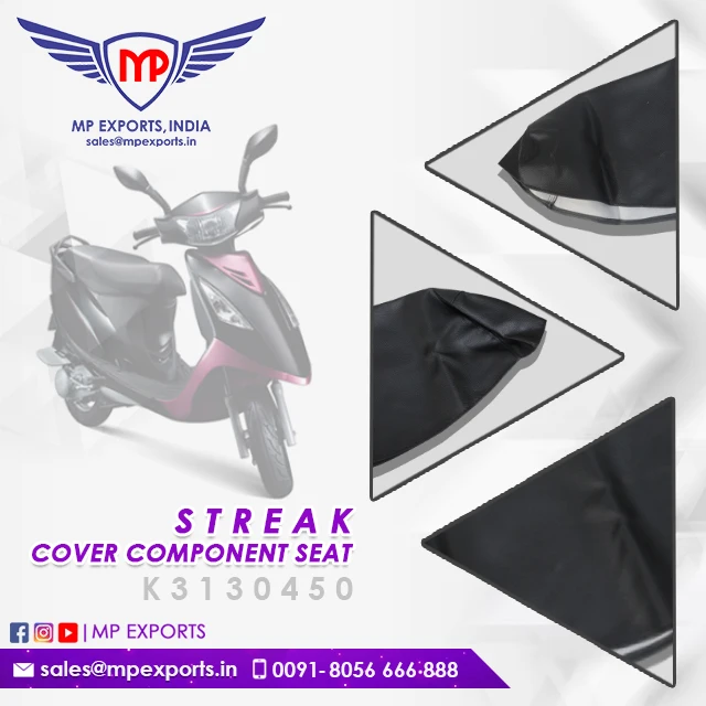 Genuine Quality Cover Component Seat For Tvs Streak Available For Sale