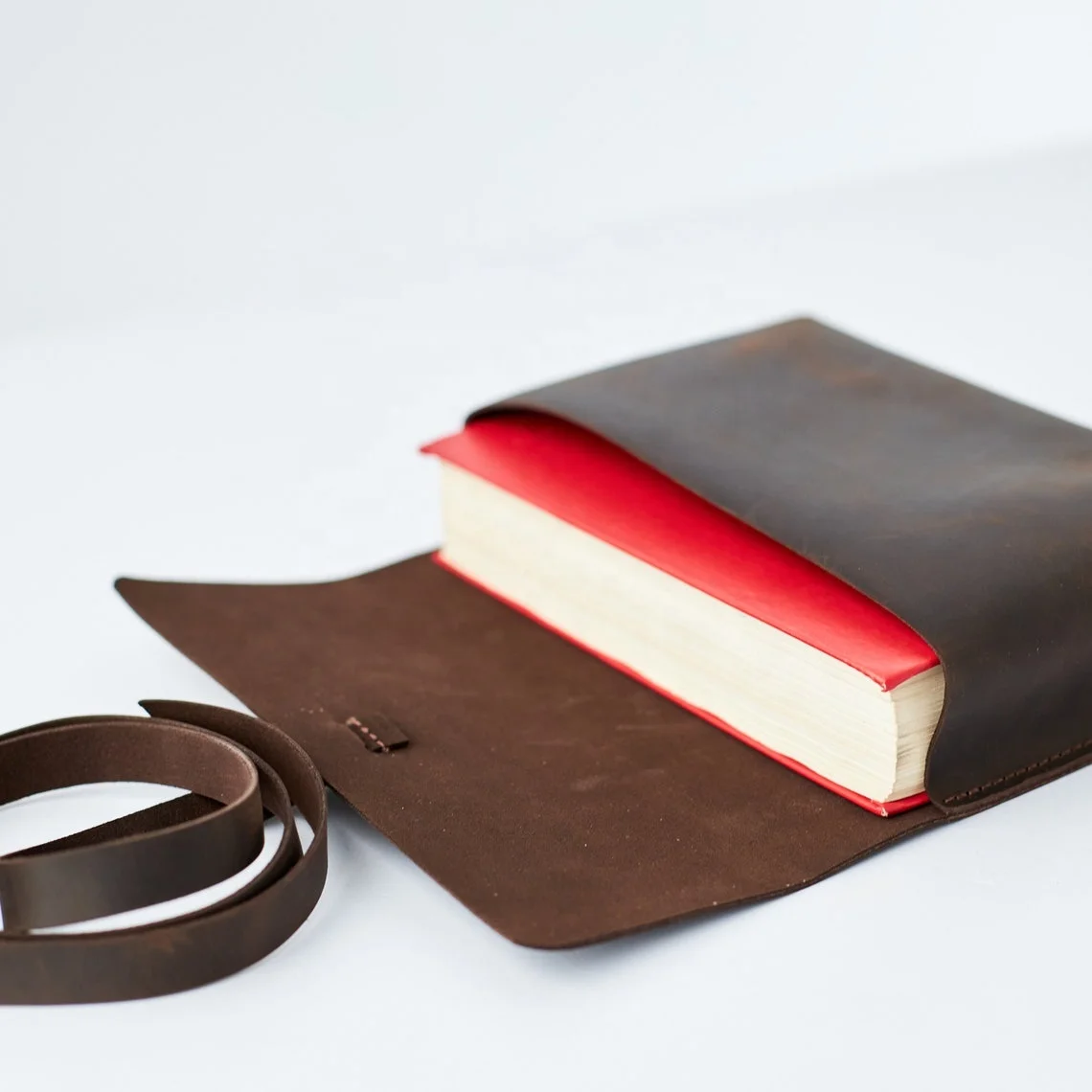 Premium Leather Bible Cover,Leather Bible Sleeve,Folder For Men And ...