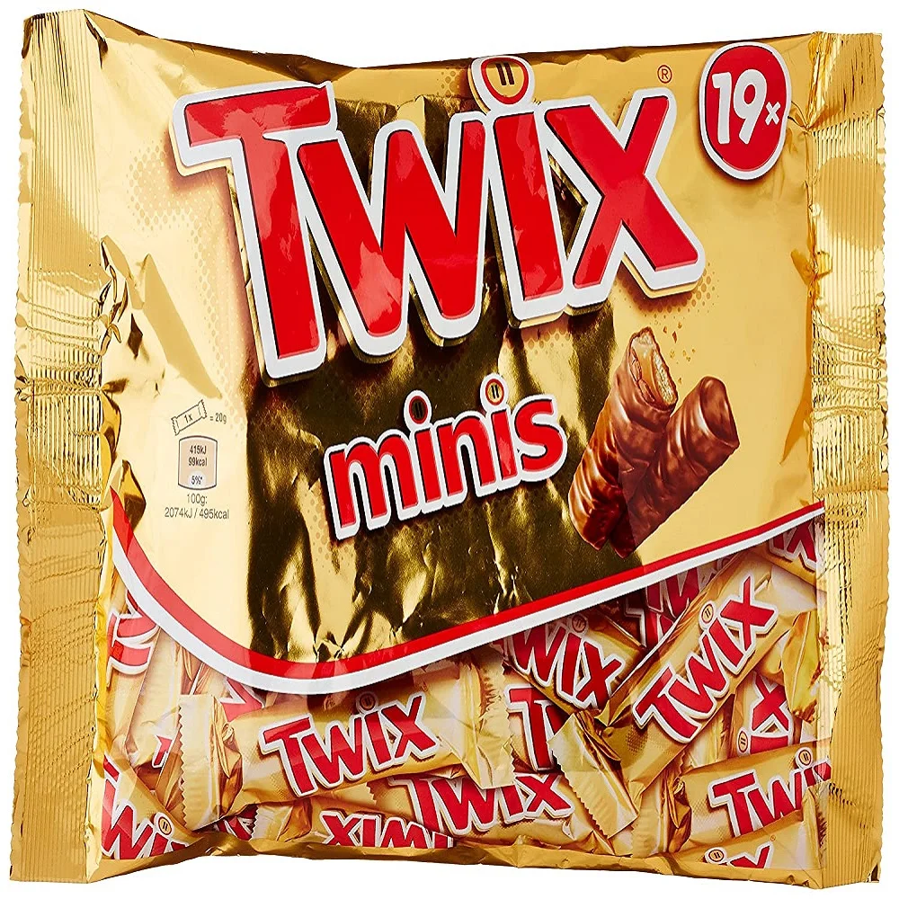 Twix Chocolate Bar 50g X 25 Pieces X10 Box Delicious Caramel And Smooth ...