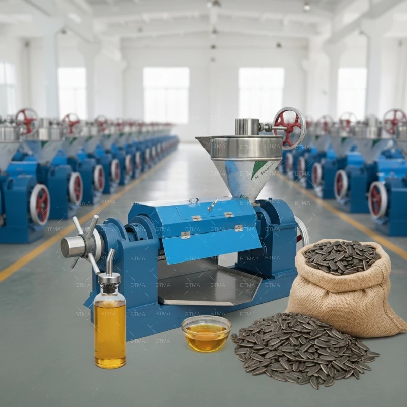 Heavy Duty ZX-105 Oil Press Machine With Continuous Feeding for