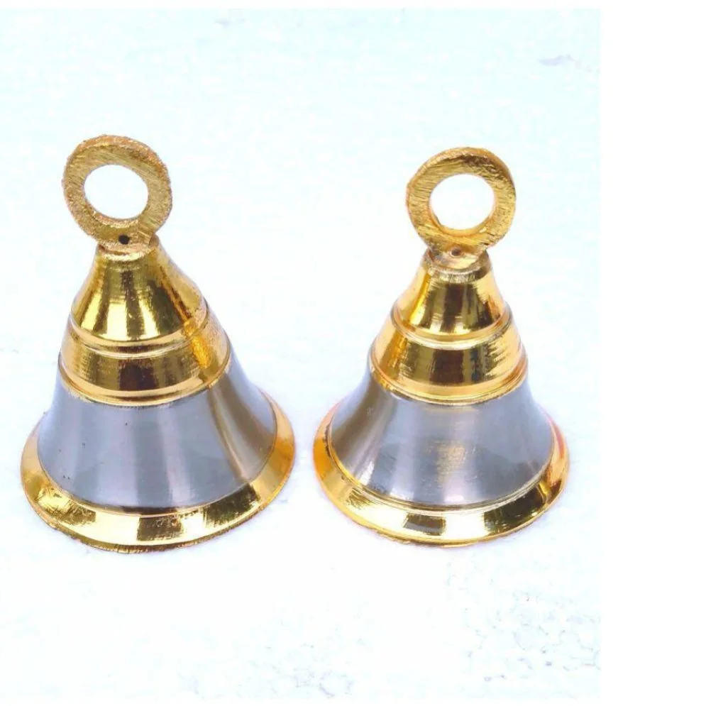 Wall Hanging Brass Bell Shiny Finishing Wall Decoration Christmas Bell