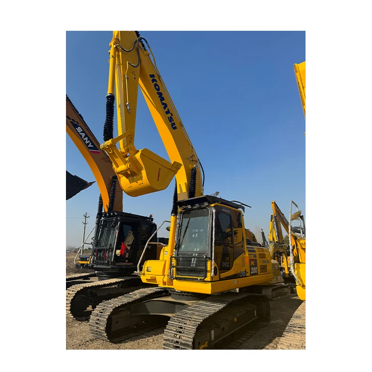 Komatsu Pc200 20 Ton Ore Trench Excavation Used Excavators Harga ...