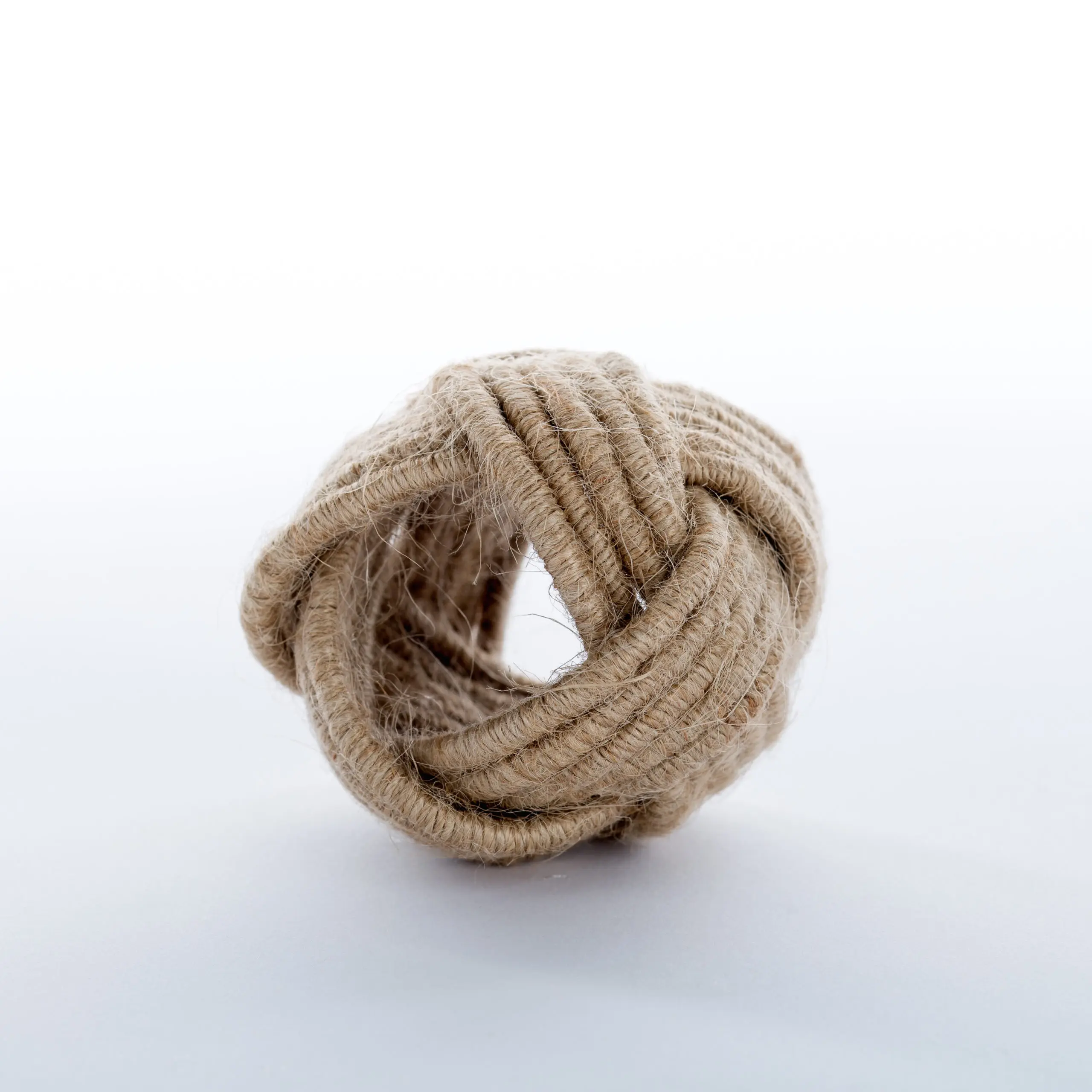 Natural Jute 2024 Napkin Ring Brown Color Handmade Jute Napkin Ring