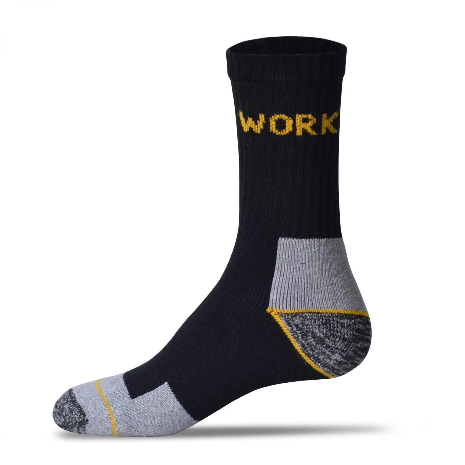 APTYID Men's Moisture Wicking Cushioned Crew Work Boot Socks, Size 9-12
