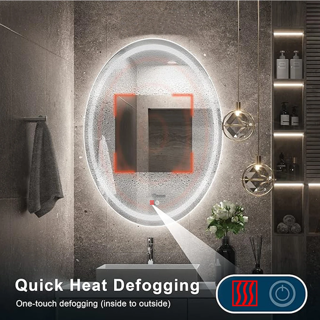 Bathroom Mirror Defogger 30x30 Heater Resistor Mirror Anti Fogging ...