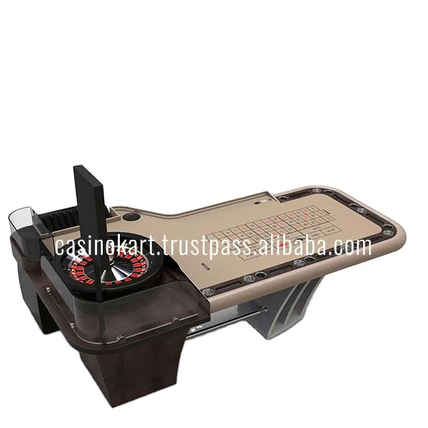 High Quality Foliage Roulette Table (without Wheel) Wooden Casino