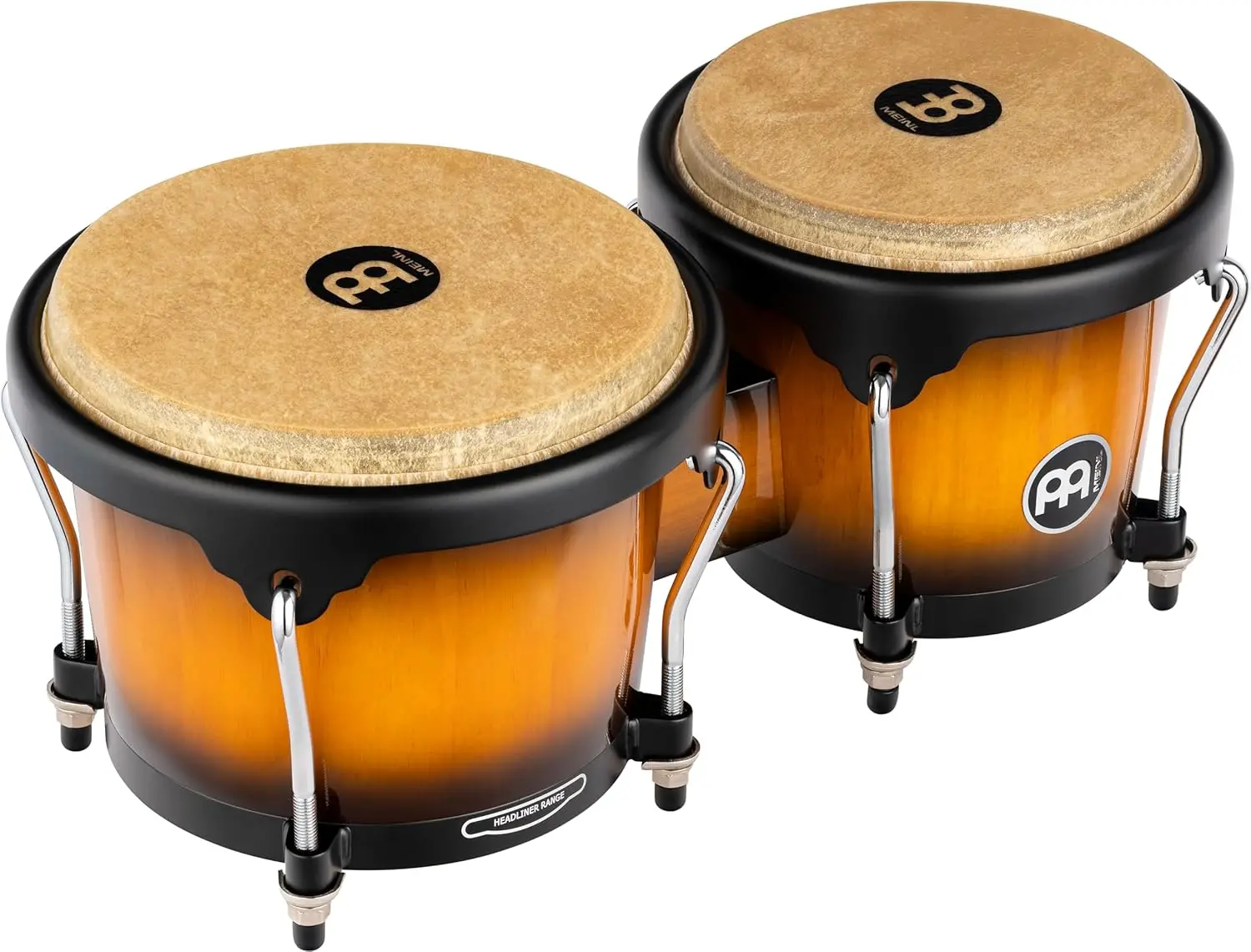 Bongos Rubberwood Stave Shells