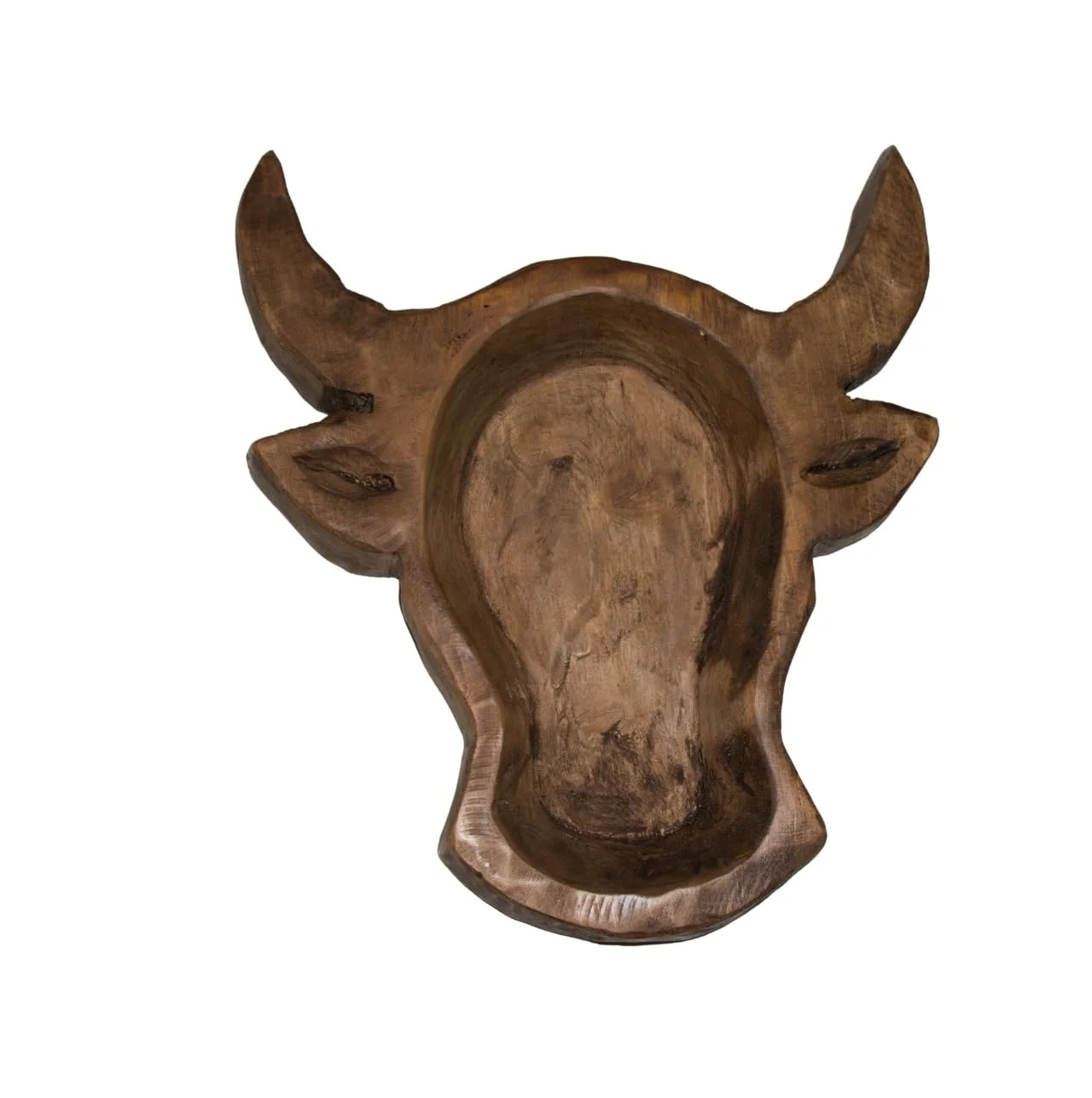 Dough Bowl Texas Longhorn Unique Hand Carved Dough Bowl,Wooden Dough