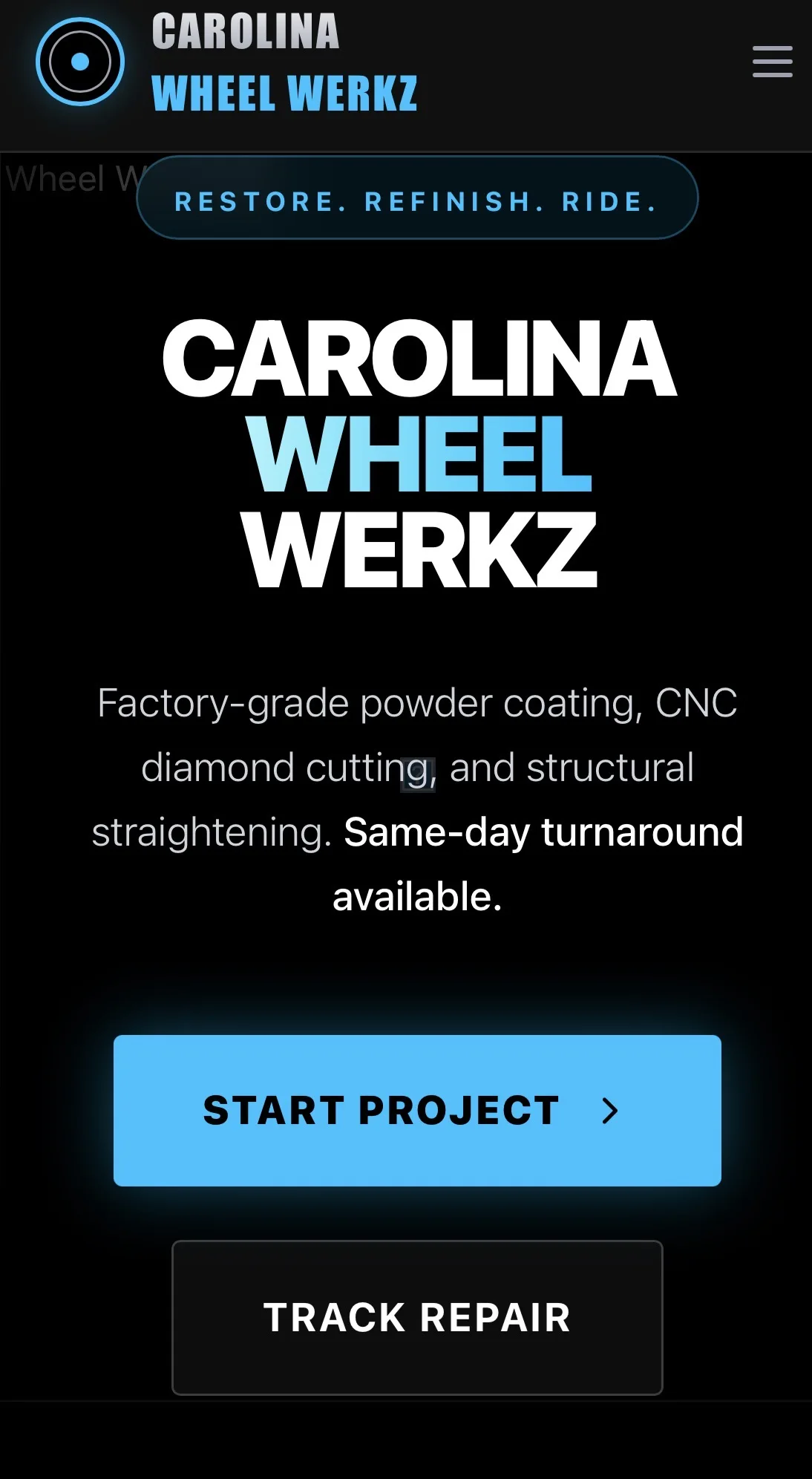 Carolina Wheel Werkz App