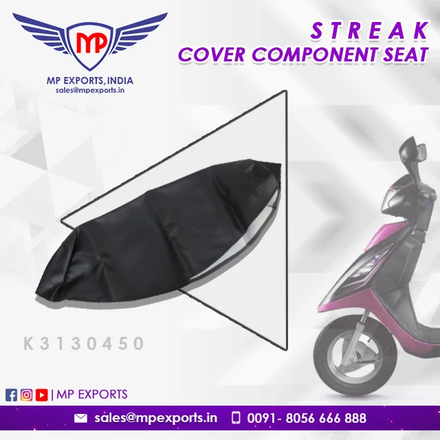 Genuine Quality Cover Component Seat For Tvs Streak Available For Sale To Peru At Very