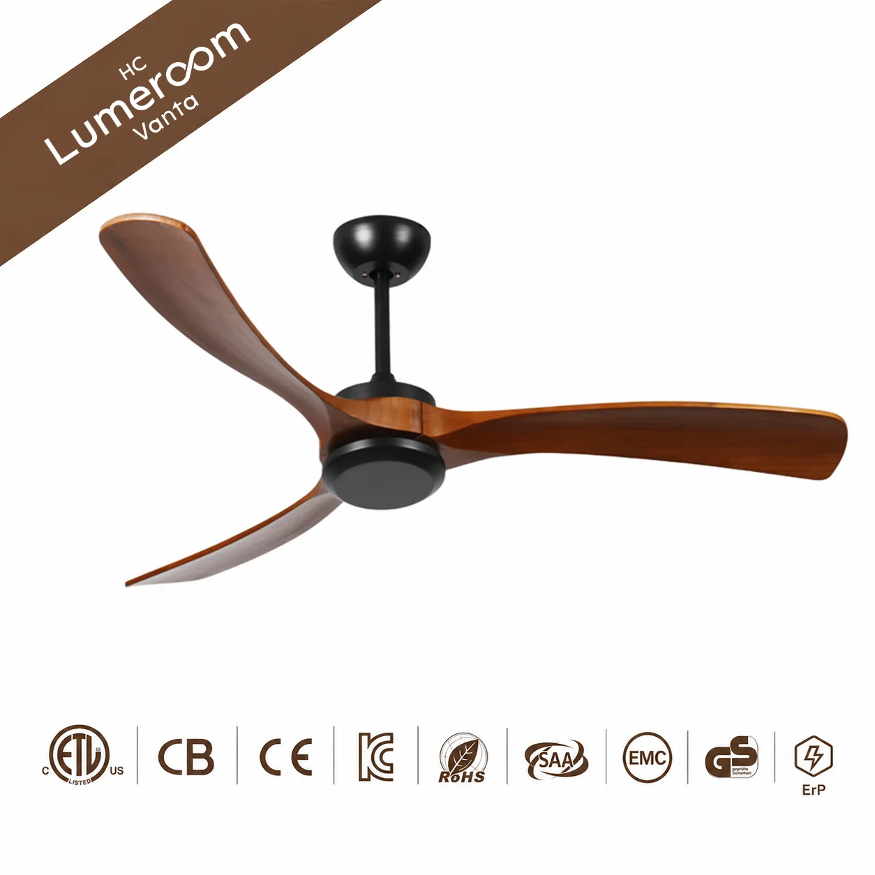 Ceiling Fan, 35W, Wood+Metal - detail 12