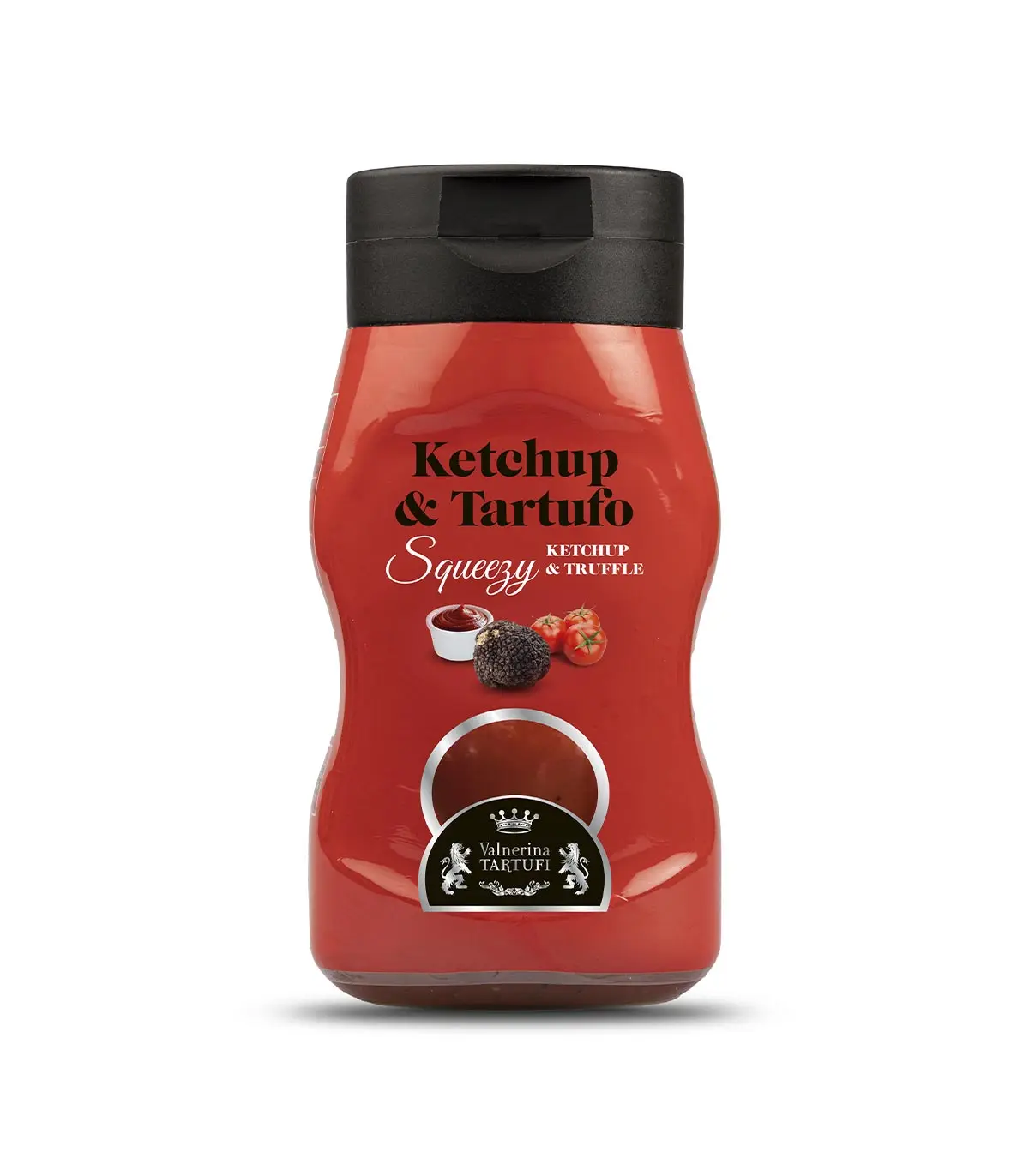 200g Ketchup With Black Summer Truffle Squeeze Bottle Made In Italy
