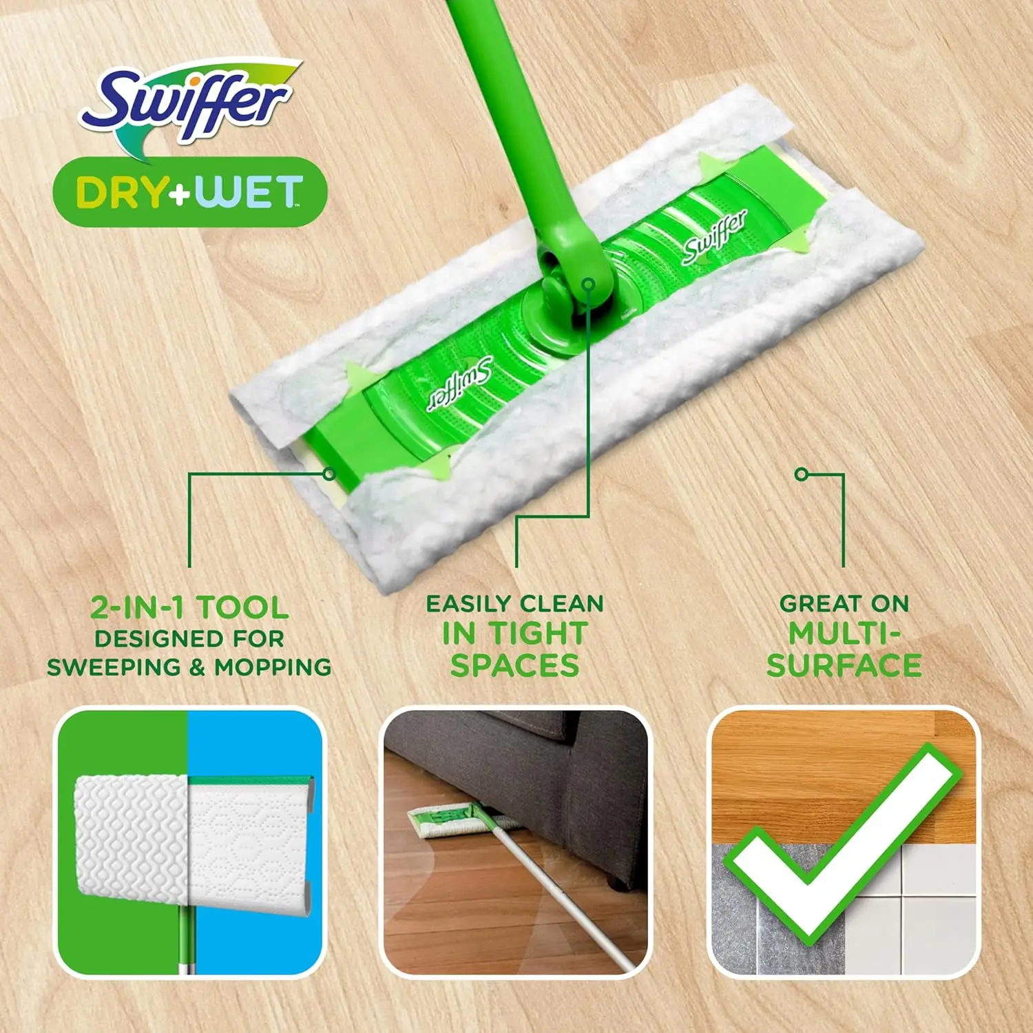 Mops For Floor Cleaning,Dry And Wet Multi Surface Floor Cleaner