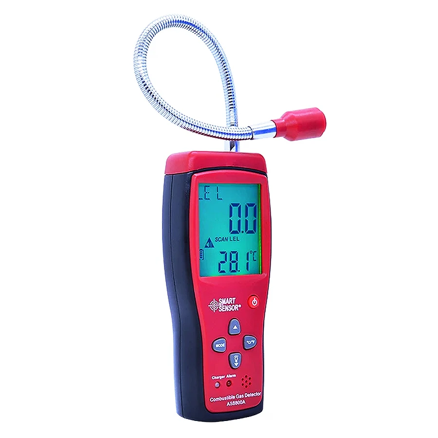 Smart Sensor As8800a Combustion Detector Natural Portable Gas Leak