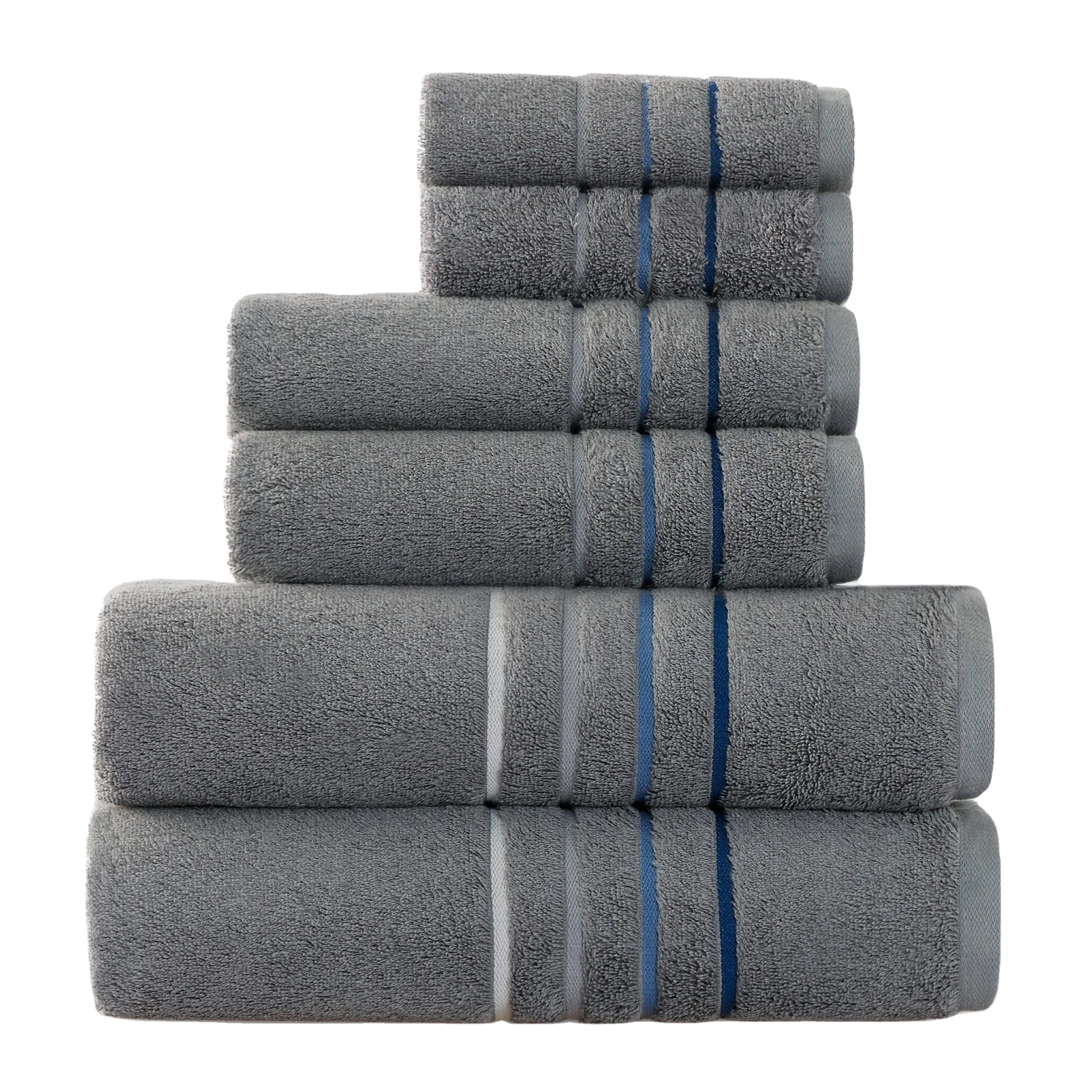 Set Of Bath Towels 100 Cotton High Quality Various Color Customized