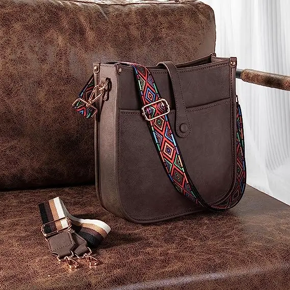 Genuine Leather Hobo Purse Vintage Satchel Shoulder Bag For Women ...