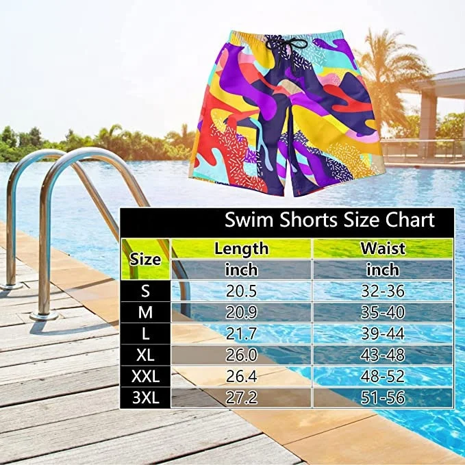 Custom Dissolving Swim Shorts For Men Bachelor Party Stag Do Prank Joke