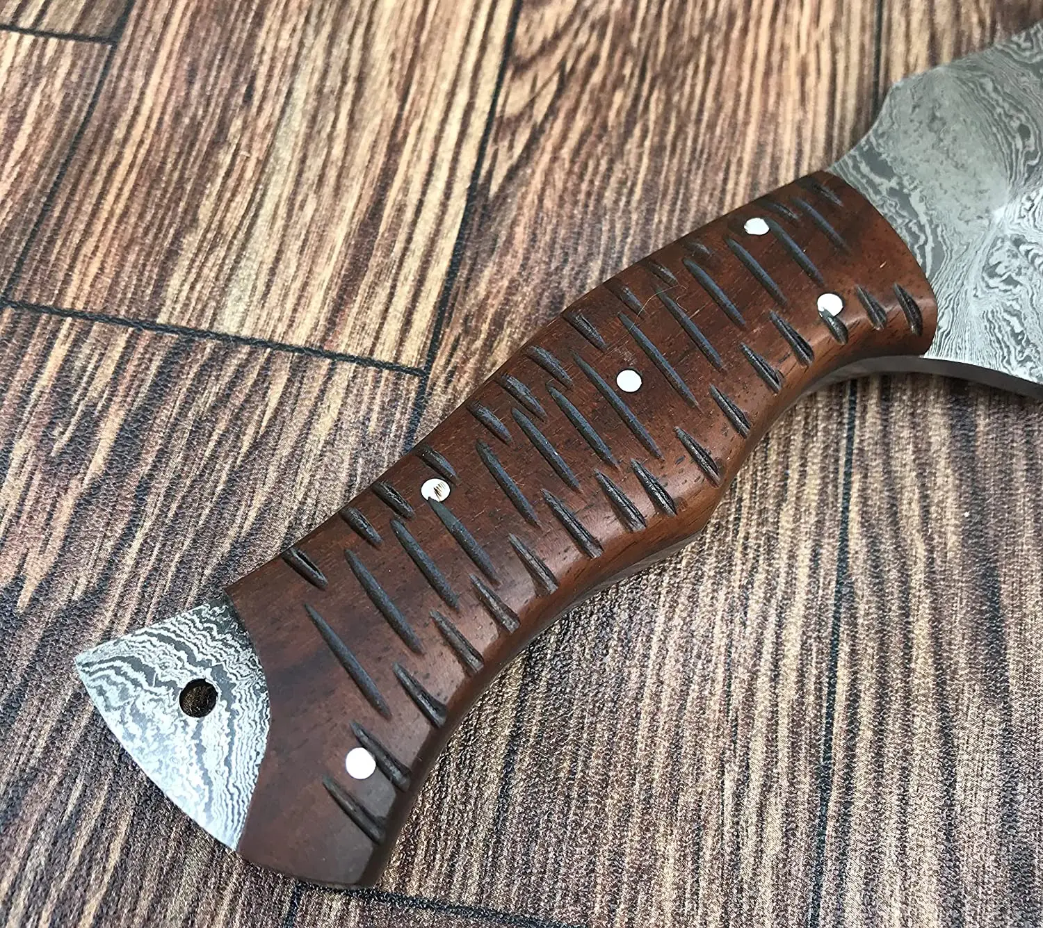 Premium Quality Homemade Damascus Steel Tracker Knife Hunters Hunting