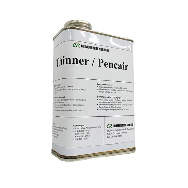 Cr Paint Thinner 1l Malaysia Manufacturing Raw Materials Aromatic