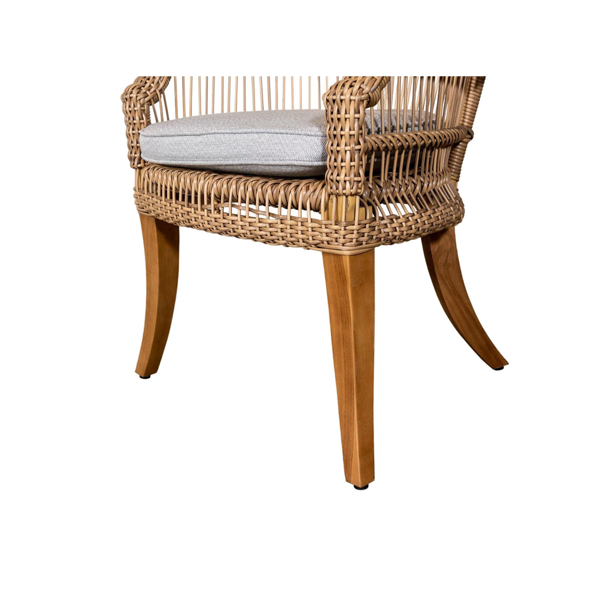Rattan Lounge Chair Solid Teak Wood Outdoor Best Cushion Karin Buy