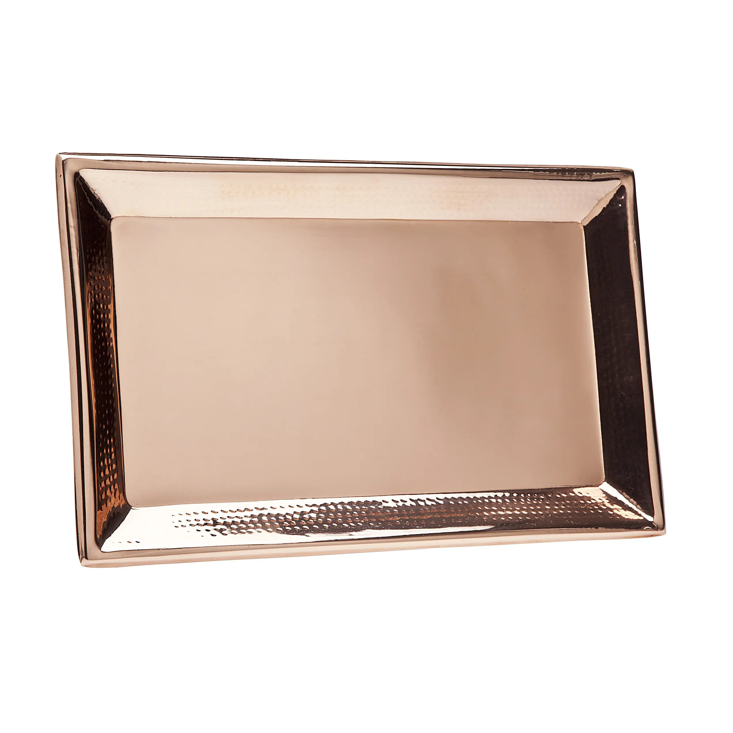 Traditional Design Copper Serving Tray Superior Quality Handmade