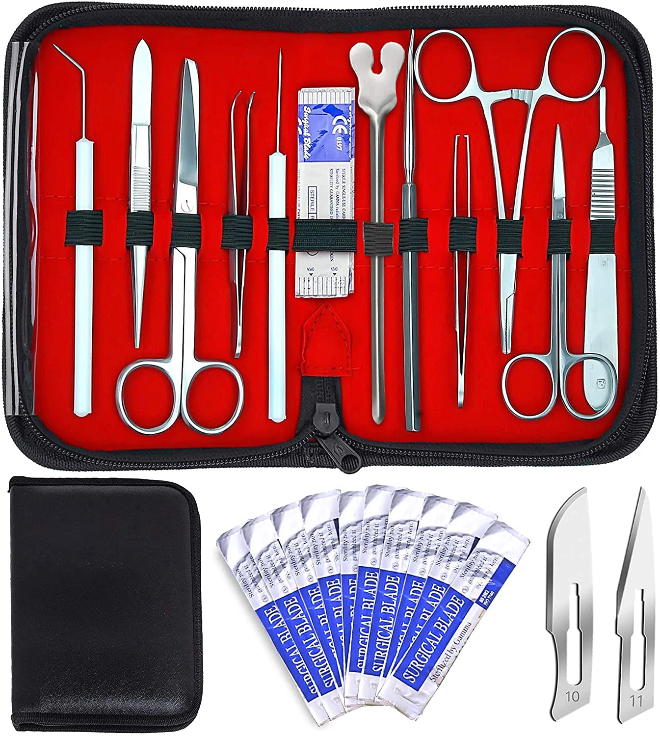Professional Medical Student Practice Dissection Kit Stainless Steel Medical Dissecting