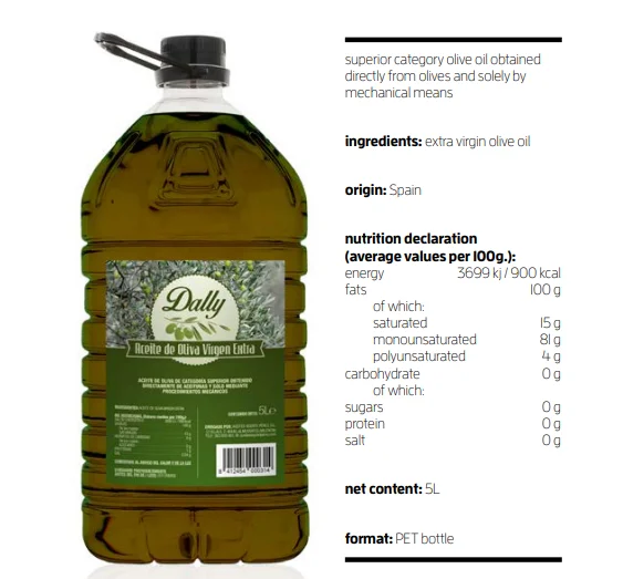 Outstanding Cold Pressed Extra Virgin Olive Oil From Spain For Cooking