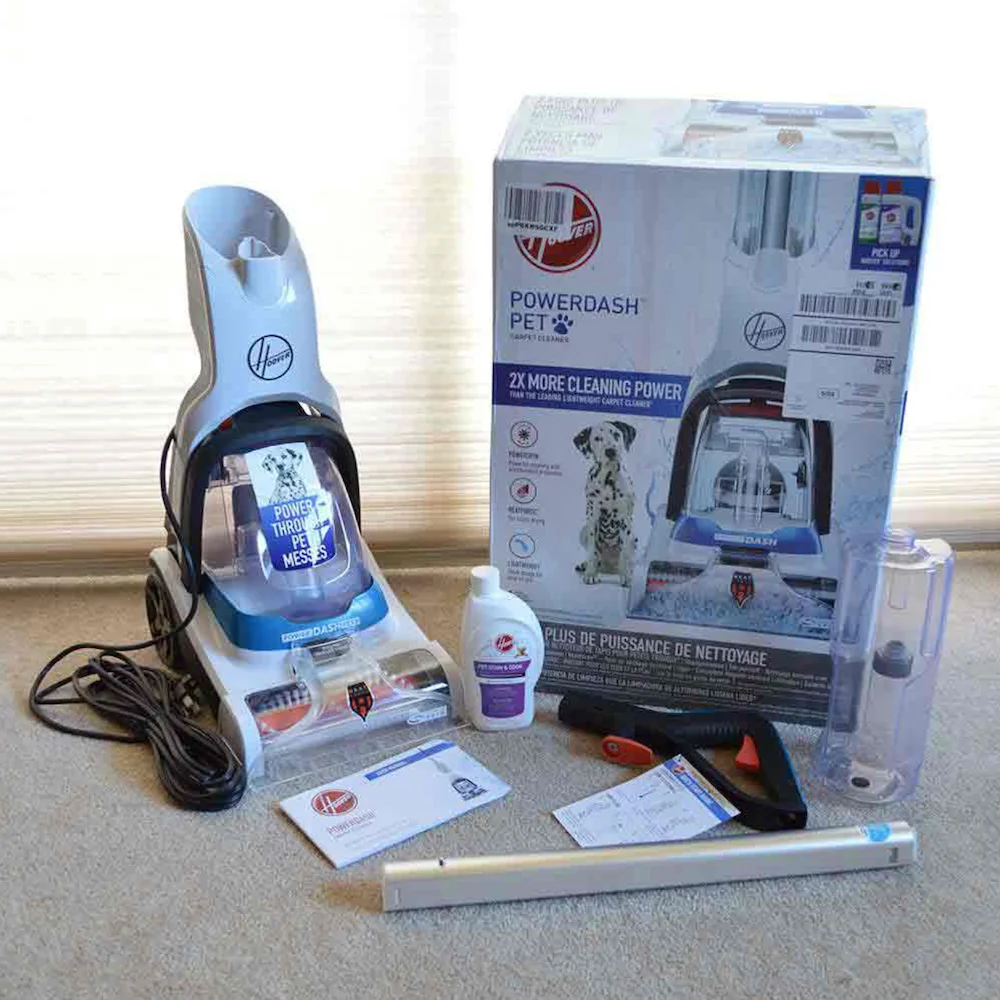 Hoovers Power Dash Pet Compact Carpet Cleaner,Shampooer Machine