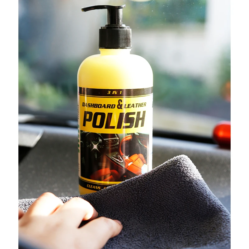 Car Care Product 3 In 1 Dashboard & Leather Polish For Car Interior