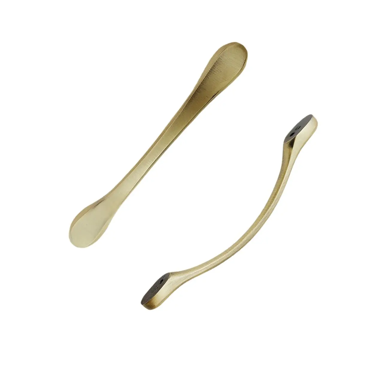 Brushed Matt Brass Kitchen Door Handles Furniture Handle And