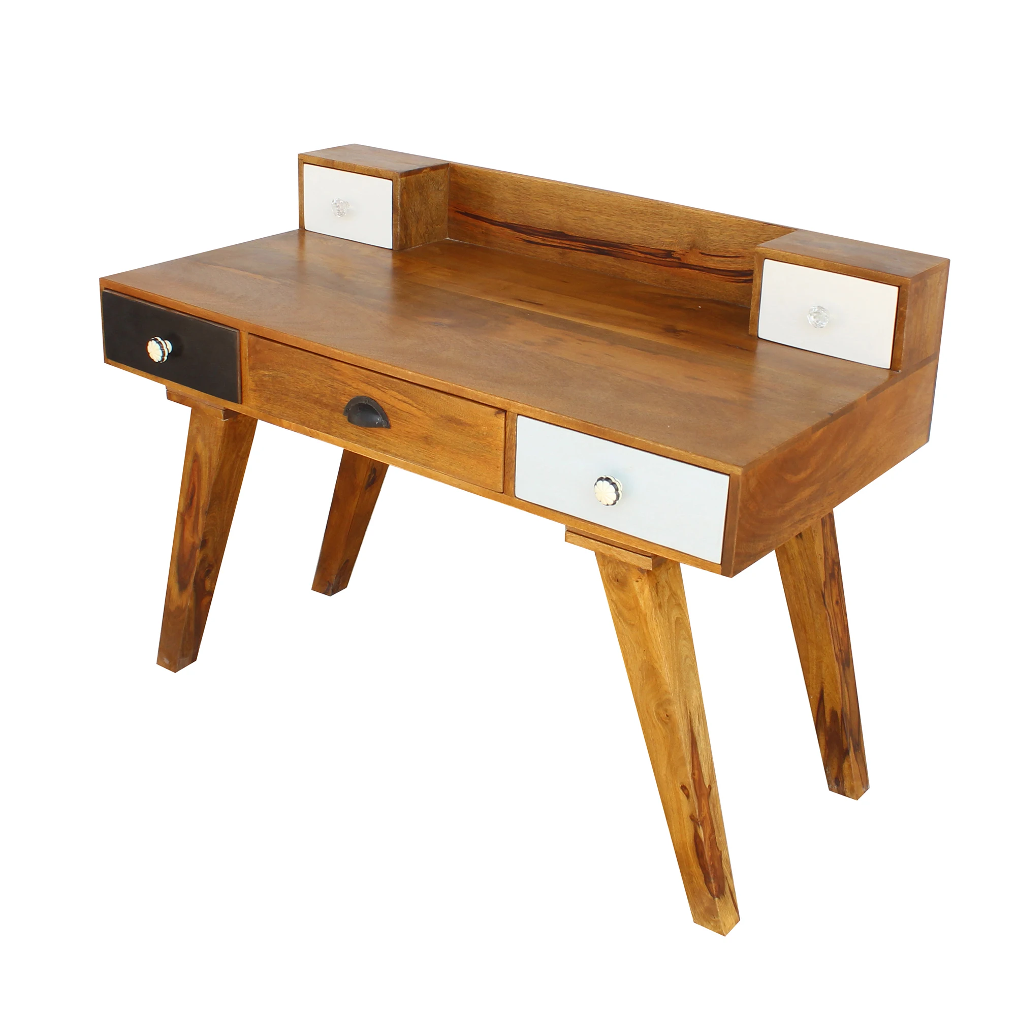 Modern Solid Wooden Office Desk 2 Drawer Office Furniture Office