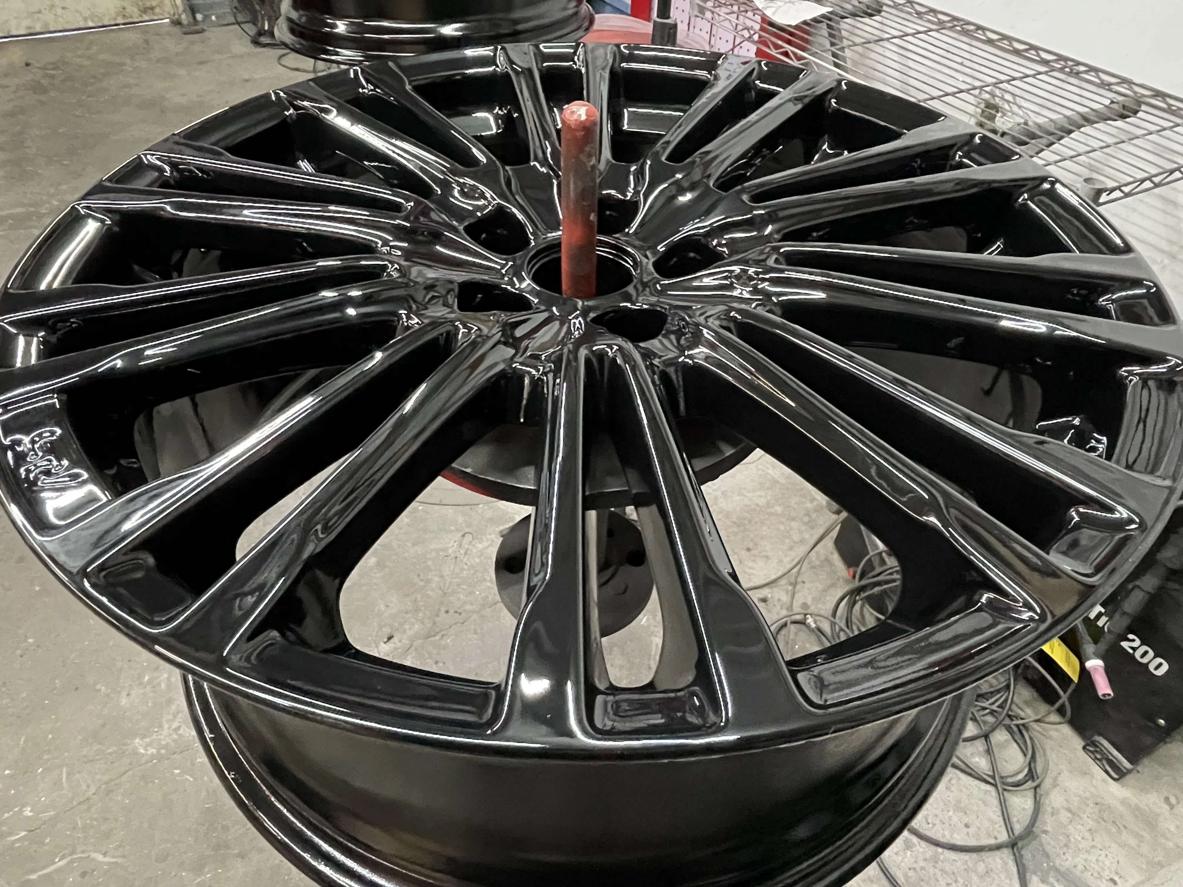 Alloy wheel repair