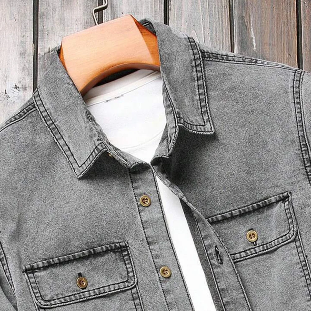 Clothes Men Jeans And Jacket Fast Delivery Single Breasted Men Jeans