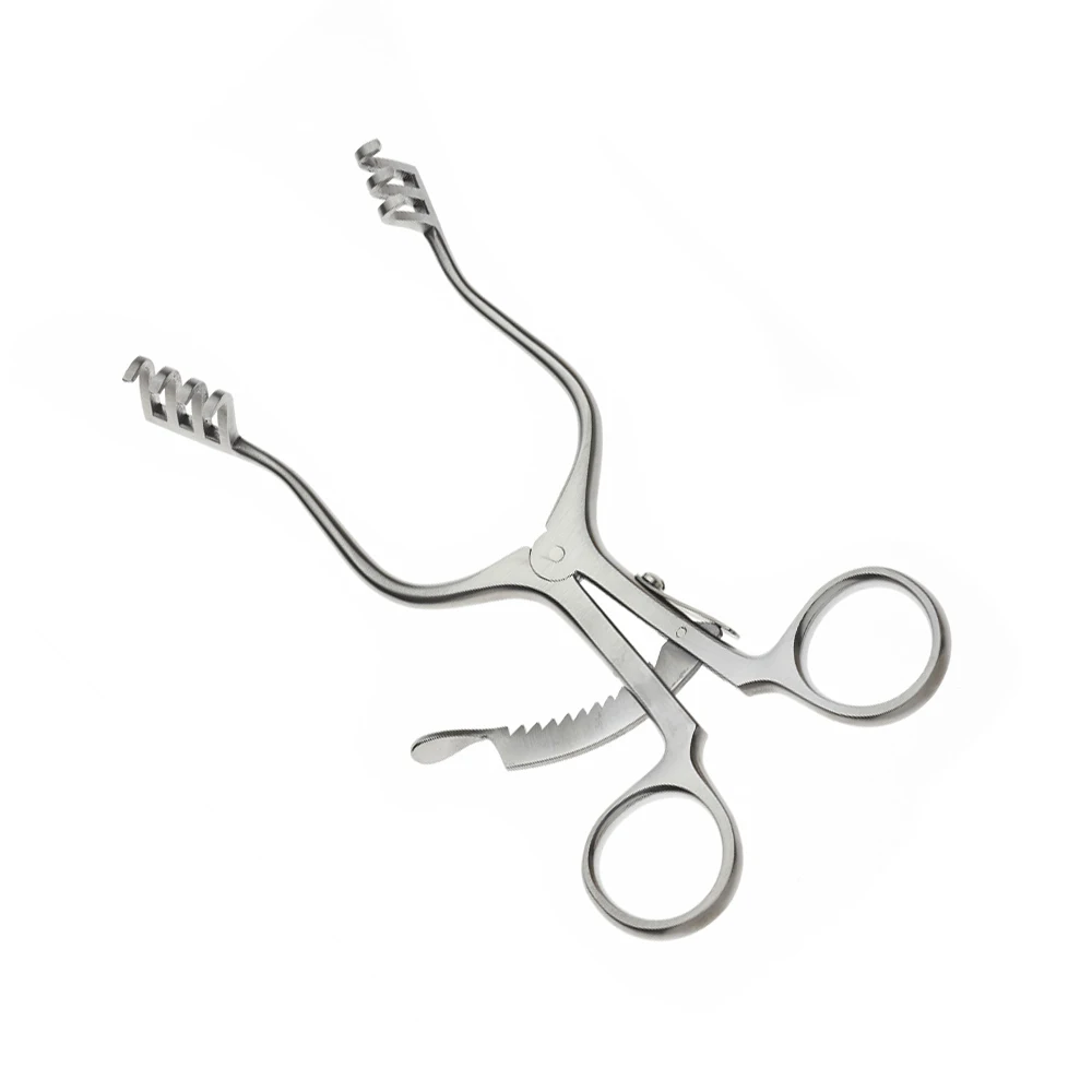 Scalp Contour Self Retaining Retractor 3 X 4 Blunt Prongs 14cm Surgical ...