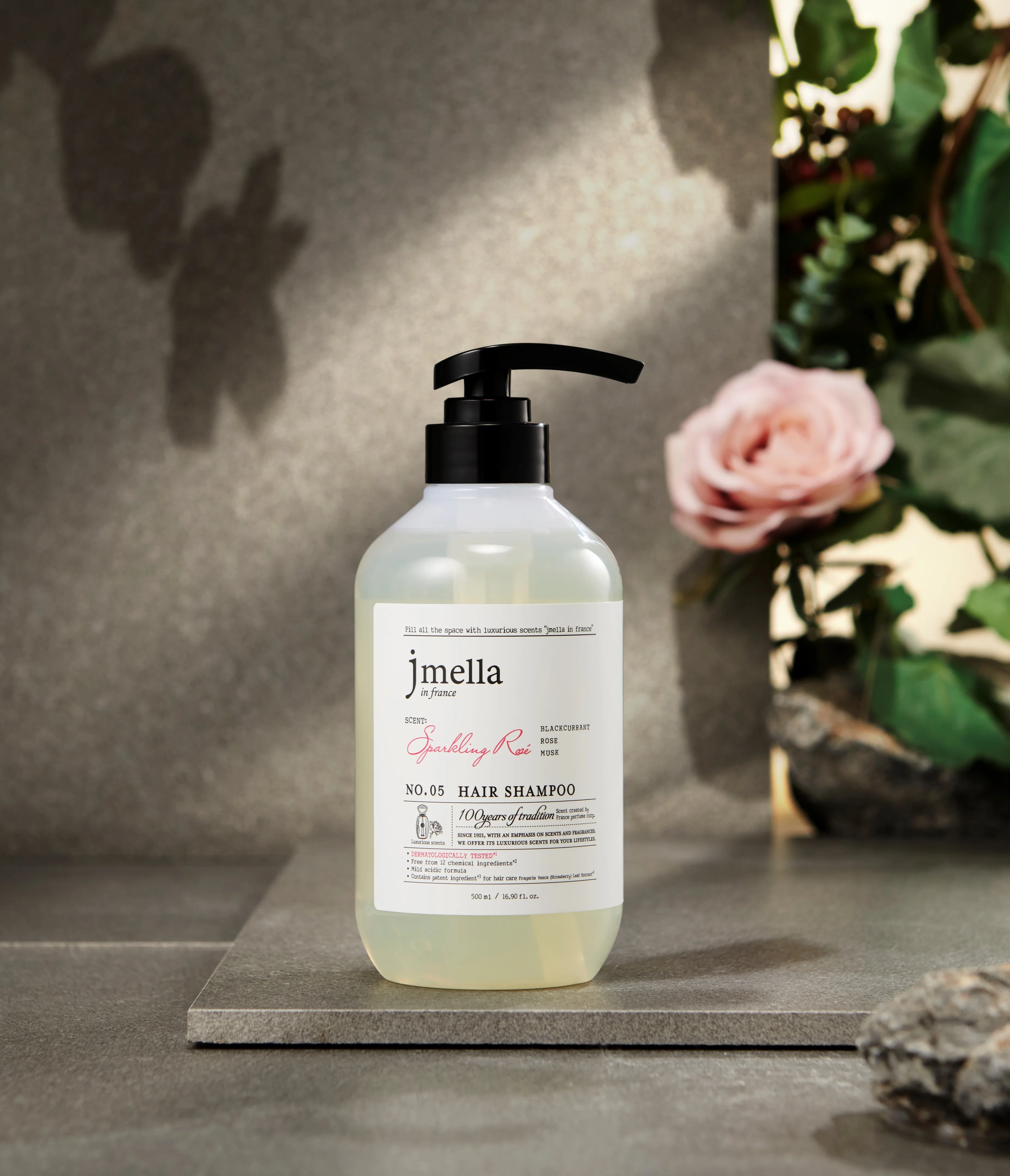 Jmella In France Sparkling Rose Hair Shampoo 500ml Made In Korea