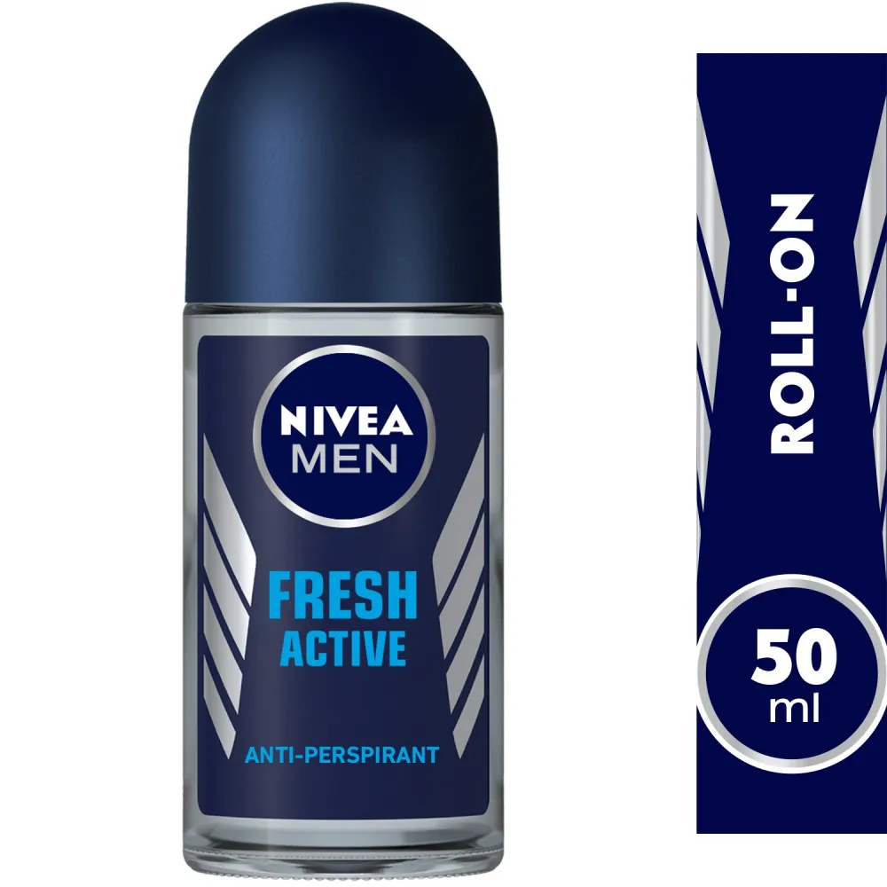 Nivea Fresh Active Antiperspirant Deodorant Roll On With Long Lasting