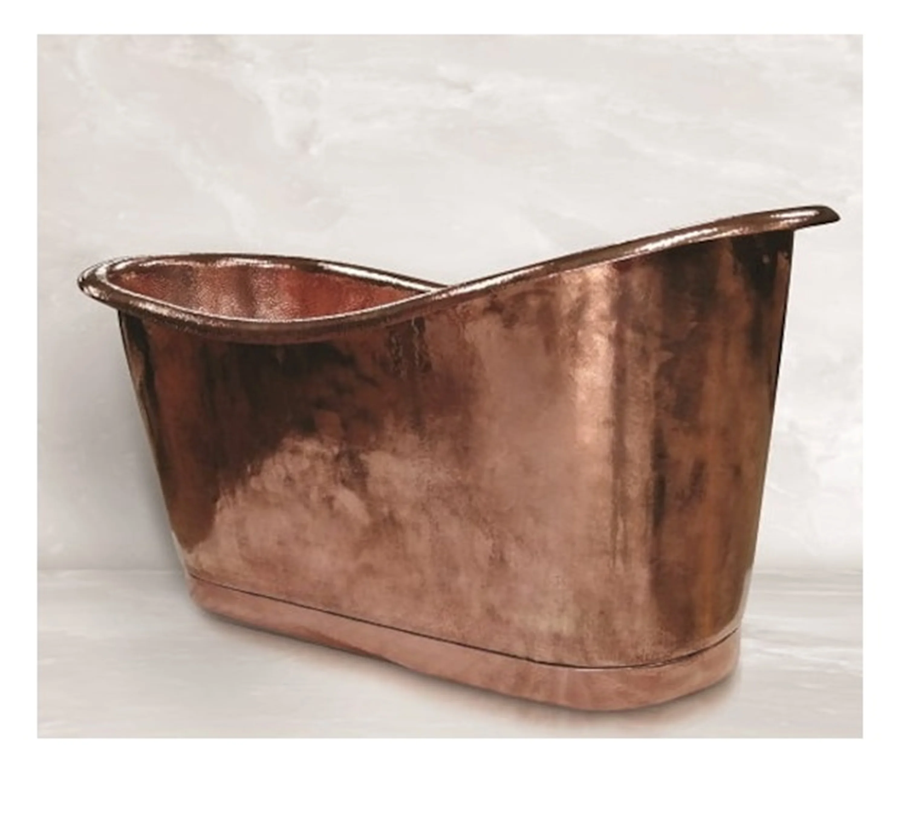 Free Standing Double Sleeper Aged Copper Bath Tub Halman Thompson Over 100 000 Hammer Strikes