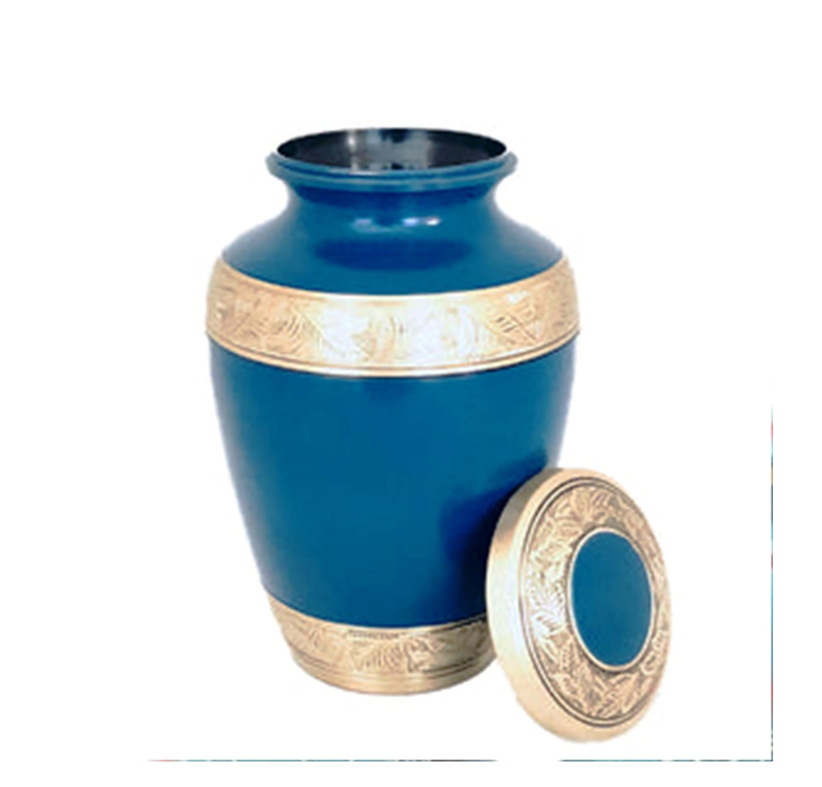 Black Classic Brass Cremation Urn In Slate Finish At Best Price