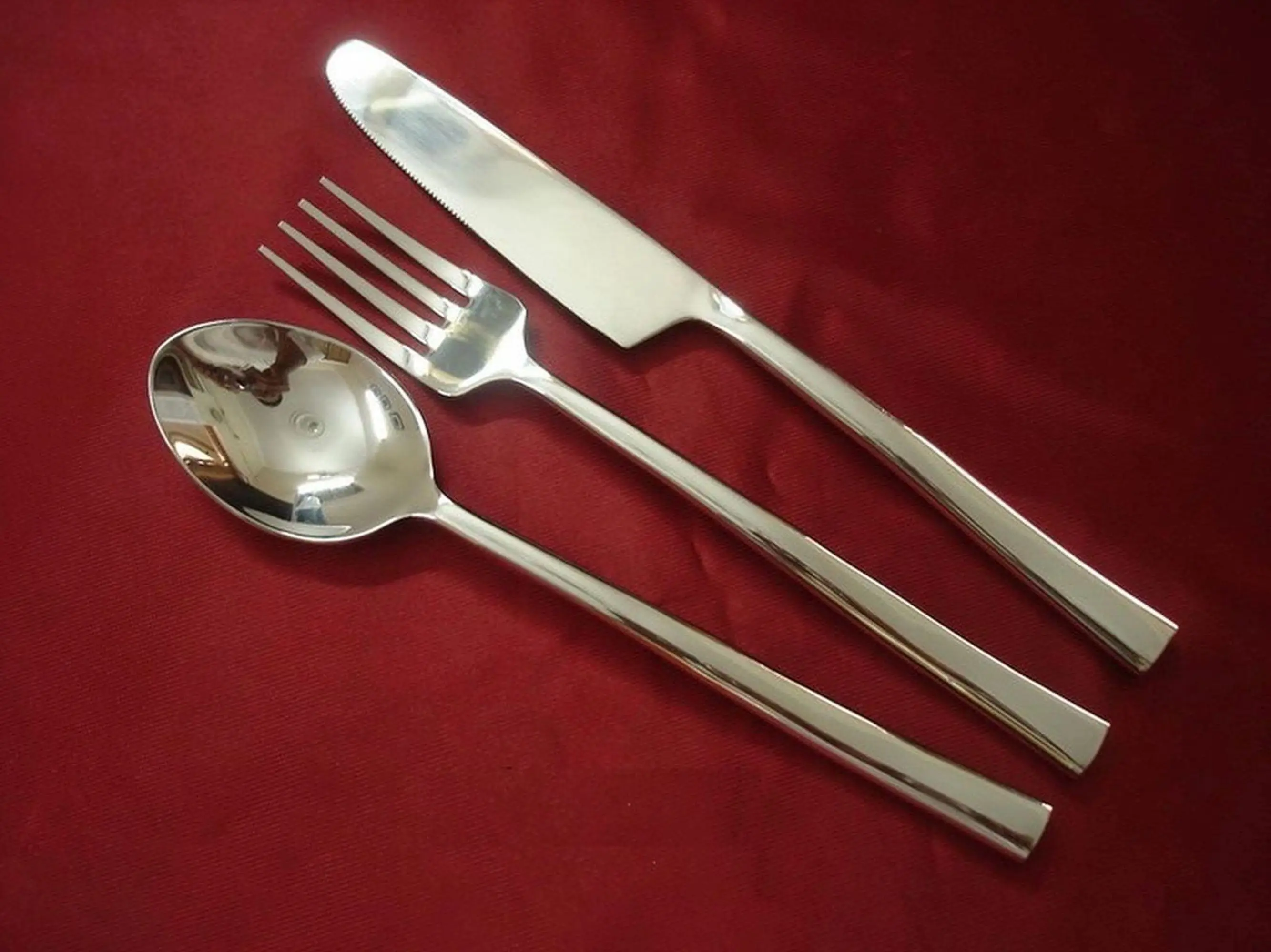 Modern Kitchen Stainless Steel 18/8 Flatware Set Buy Bamboo Flatware