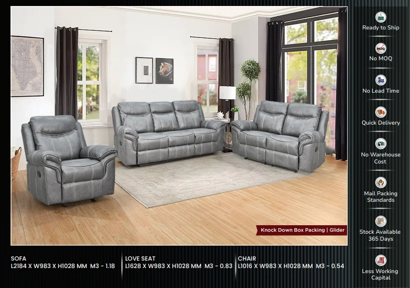 Malaysian Collection Leather Air Recliner Chair With Glider Buy No