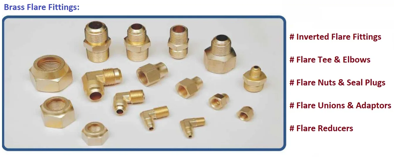 Best Quality Brass Flare Fittings Component Used For Propane Liquefied
