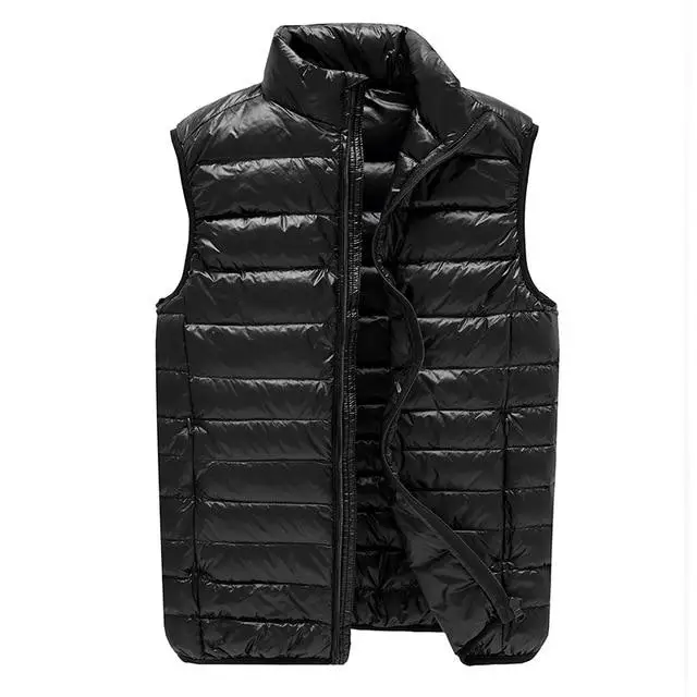 Premium Quality Man Down Vest Ultra Light Jackets Seamless Vest Men