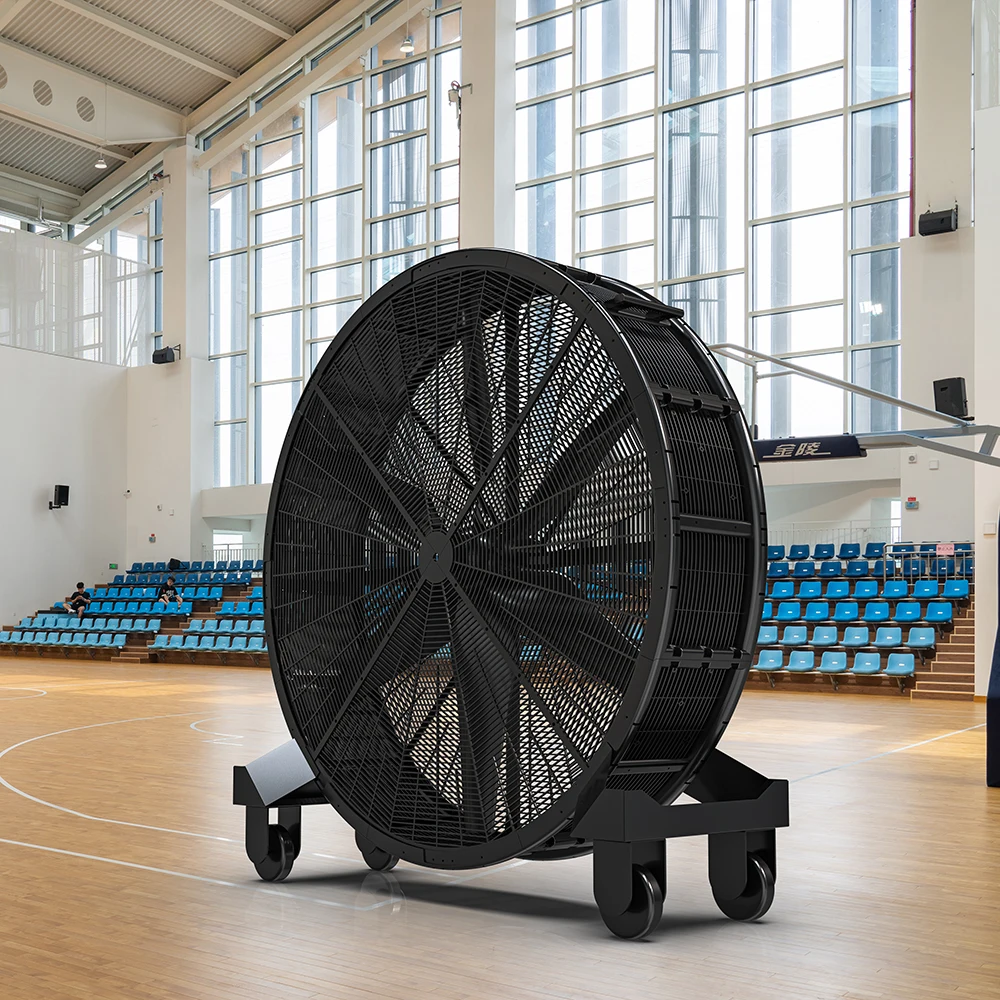 Drum Large Round Fan, 1m, 1.25m, 1.5m, 4-Wheel - detail 6