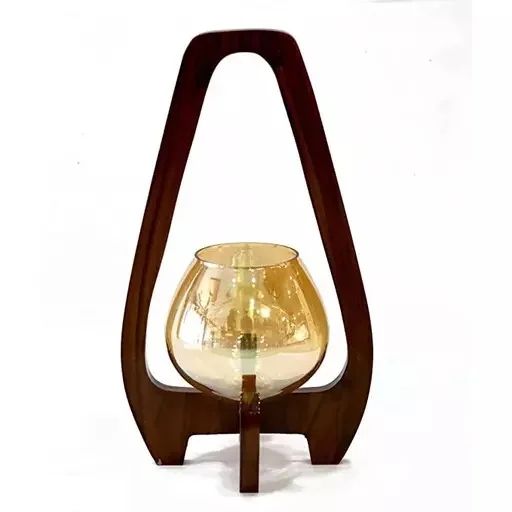 Modern Wood Lantern Candle Holder For Wedding Event Candle Centerpiece ...