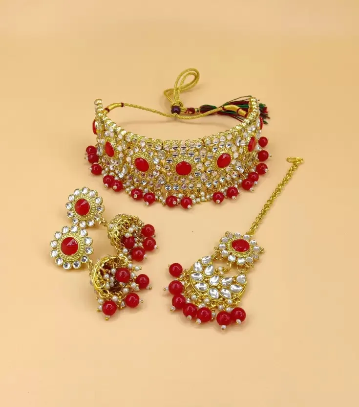 Jmc Jewellery Wholesale Indian Wedding Beautiful Jewelry Set For Women