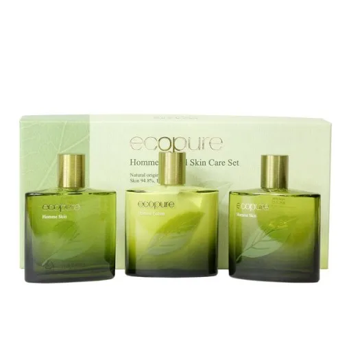 Cosmocos Ecopure Skin Care Set For Men Moisturizing Lotion Dry Skin
