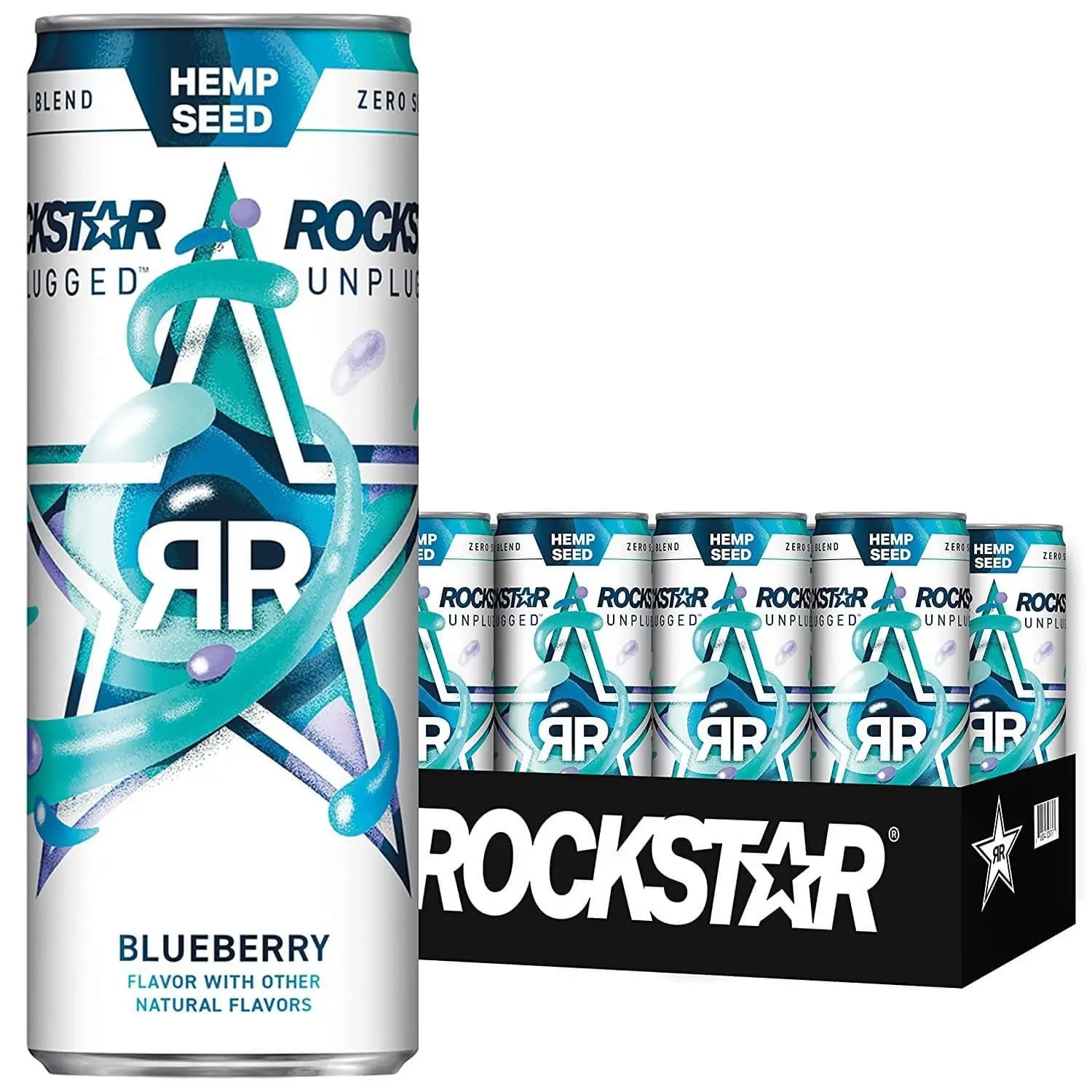 Rockstar Pure Zero Sugar Free Energy Drink Variety (16 Fl. Oz.,24 Pk ...