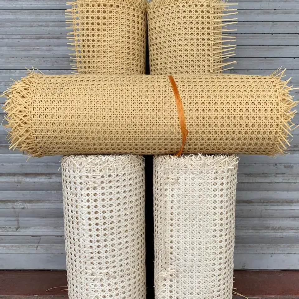 Natural Rattan Cane Roll Weaving Mesh Raw Rattan bing Material For